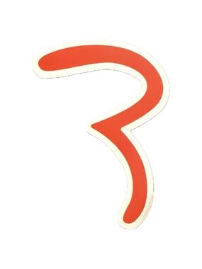 Primitive Skateboarding P Logo Sticker Red Icon Skateboard Brand Decal
